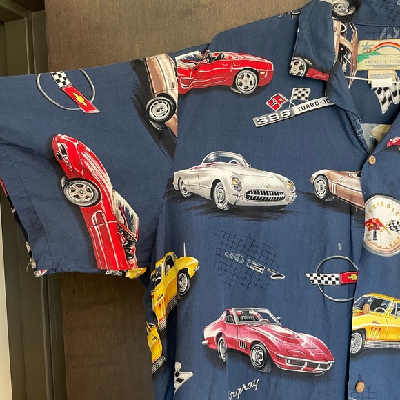 Vintage Men’s Short Sleeve Button Down Shirt - Picture 2 of 4